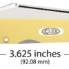 Case Yellow Synthetic (CV) Mini Copperlock Folder Knife #30116 2 Case Yellow Synthetic (CV) Mini Copperlock Folder Knife #30116 -Knives Store CA30116
