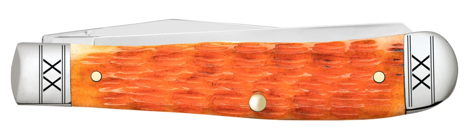 Case Cayenel Crandall Jigged Bone (SS) Large Trapper Folder Knife #35810 4 Case Cayenel Crandall Jigged Bone (SS) Large Trapper Folder Knife #35810 - Image 2