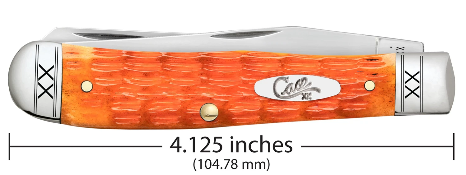 Case Cayenel Crandall Jigged Bone (SS) Large Trapper Folder Knife #35810 3 Case Cayenel Crandall Jigged Bone (SS) Large Trapper Folder Knife #35810