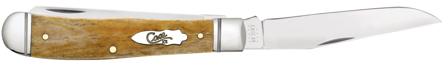 Case Smooth Antique Bone (SS) Large Trapper Folder Knife #58182 3 Case Smooth Antique Bone (SS) Large Trapper Folder Knife #58182 - Image 2