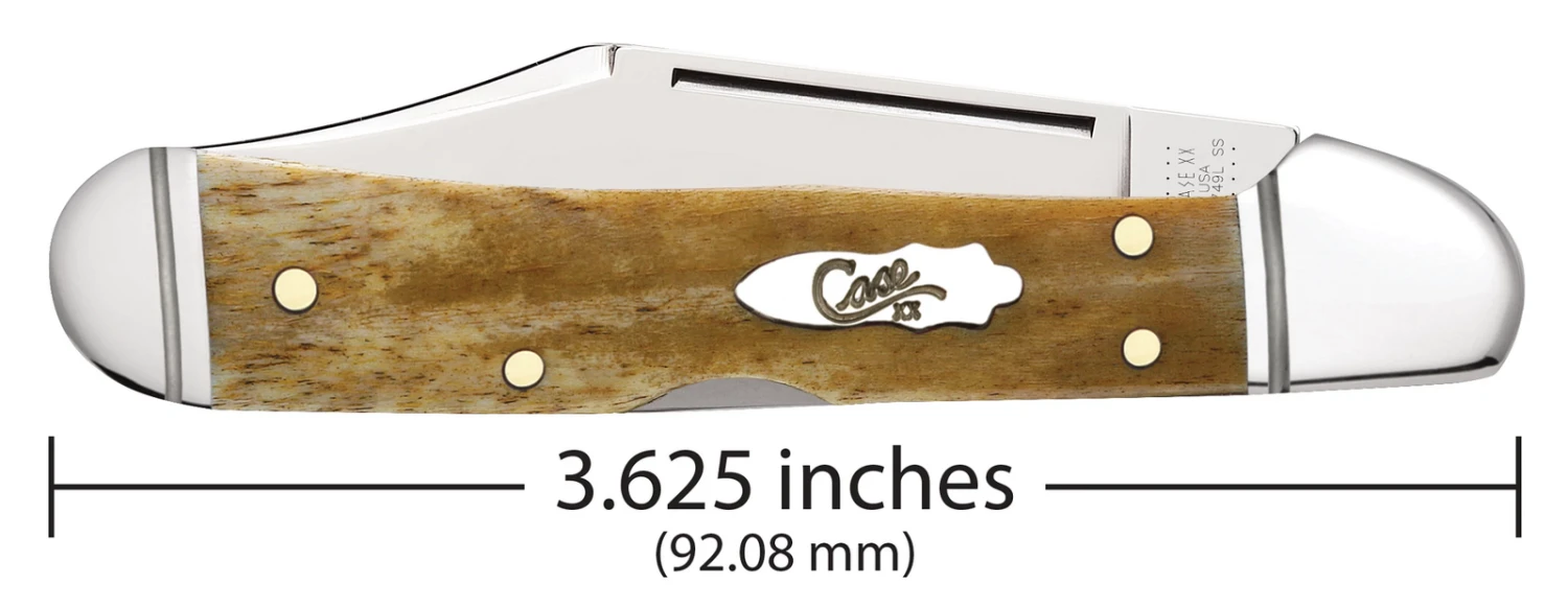 Case Smooth Antique Bone (SS) Mini Copperlock Folder Knife #58186 6 Case Smooth Antique Bone (SS) Mini Copperlock Folder Knife #58186 - Image 4