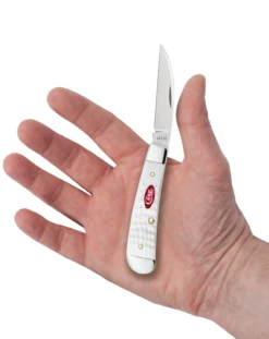 Case Sparxx Standard Jig White Synthetic (SS) Sway Back Folder Knife #60192 -Knives Store CA60192 3