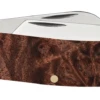 Case Smooth Brown Maple Burl Wood (SS) Large Stockman Folder Knife #64065 -Knives Store CA64065