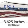 Case Star Spangled Embellished Smooth Natural Bone (SS) Mini Copperlock Folder Knife #64141 -Knives Store CA64141