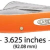 Case Orange Synthetic (SS) Medium Stockman Folder Knife #80509 -Knives Store CA80509