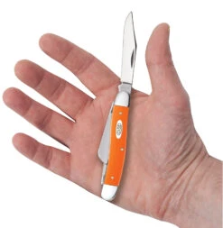 Case Orange Synthetic (SS) Medium Stockman Folder Knife #80509 -Knives Store CA80509 3