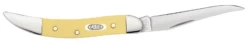 Case Yellow Synthetic (SS) Small Texas Toothpick Folder Knife #81095 -Knives Store CA81095 2