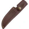 Cudeman Deer Stag Vanadium Steel Classic Hunting Fixed Blade Knife, Leather Sheath - 146-C