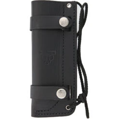 Cudeman Mod FAB Black Micarta Bohler N-695 Steel Survival Fixed Blade Knife, Leather Sheath - 298-M