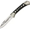 Excalibur Large Black Disk 3.5" Clip Point Folding Knife -Knives Store EXC32020