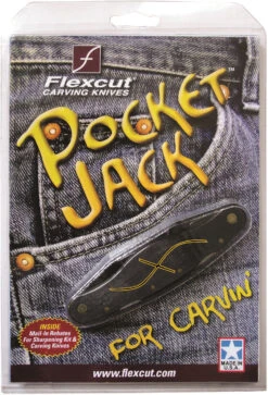 Flexcut Pocket Jack For Carvin' Wood Carving 4 Blade Multi-Tool - JKN89
