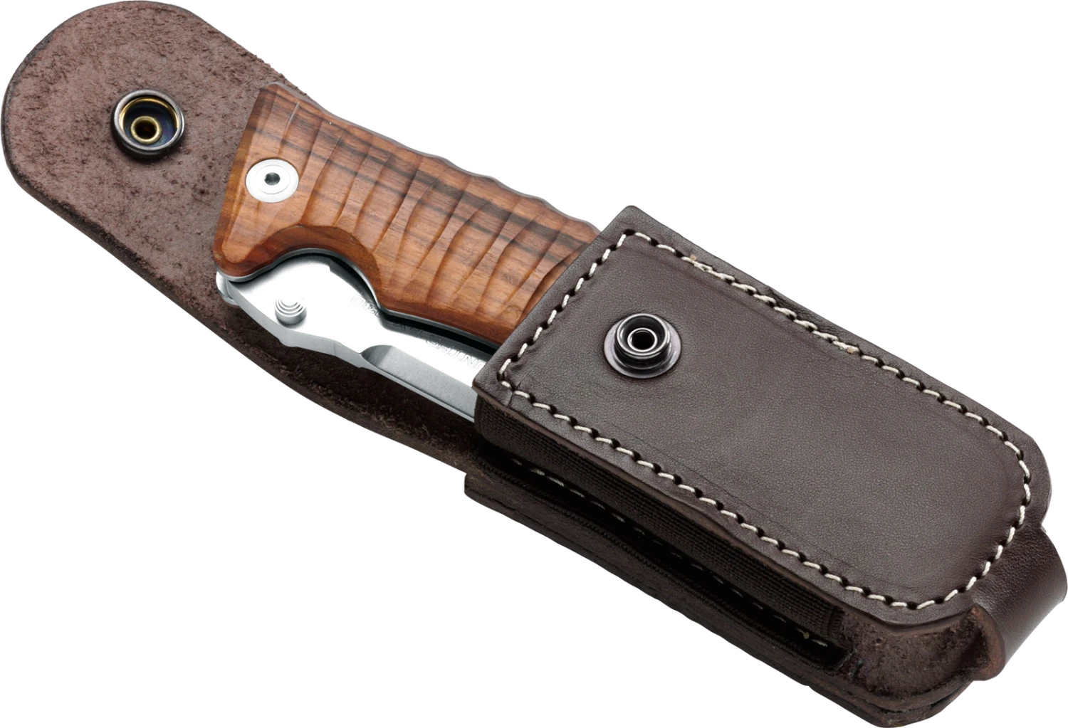 FOX PRO-HUNTER, Bohler N690Co Steel, Santos Wood Hunting Folder Knife - Model FX-130 DW 5 FOX PRO-HUNTER, Bohler N690Co Steel, Santos Wood Hunting Folder Knife - Model FX-130 DW - Image 3