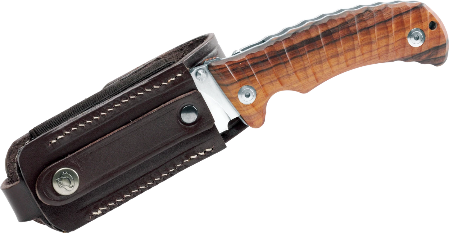 FOX PRO-HUNTER, Bohler N690Co Steel, Santos Wood Hunting Folder Knife - Model FX-130 DW 6 FOX PRO-HUNTER, Bohler N690Co Steel, Santos Wood Hunting Folder Knife - Model FX-130 DW - Image 4