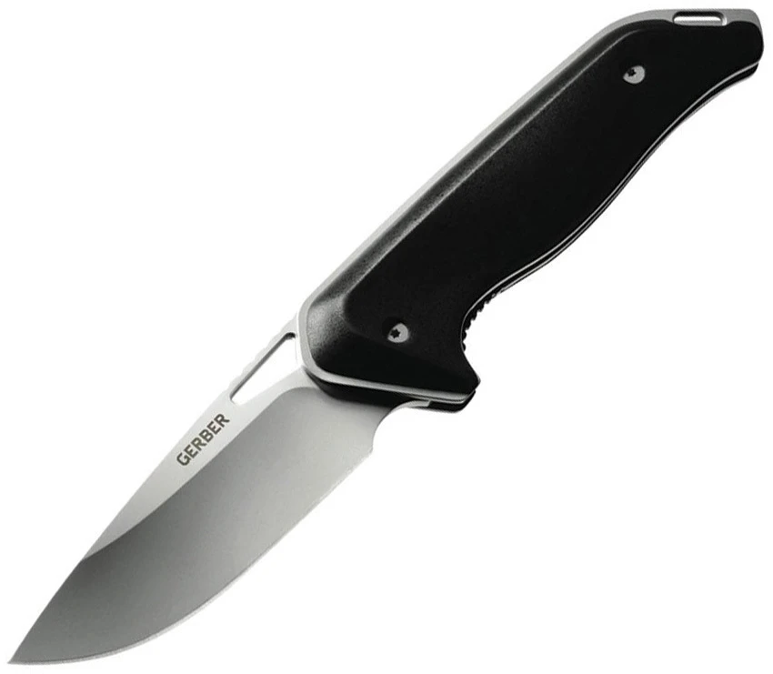 Gerber Moment Hunting Drop Point Folding Knife W/ Sheath 3 Gerber Moment Hunting Drop Point Folding Knife W/ Sheath