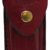 Icaras Leathercraft (Australian Made) Stockman Knife Sheath - Red -Knives Store ICA02