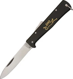 Otter Mercator German K55K Black Cat Stainless Steel Pocket Knife