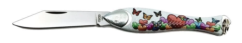 Mikov Rybička "Little Fish" Love Pocket Folder Knife - 130-NZn-1/LASKA 3 Mikov Rybička "Little Fish" Love Pocket Folder Knife - 130-NZn-1/LASKA