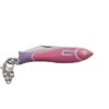 Mikov Rybička "Little Fish" Pink Pocket Folder Knife - 130-NZn-1/PINK -Knives Store MIK130 NZn 1 PINK
