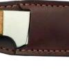 Mikov Les Forest Wood Hunting Narrow Fixed Blade Knife, Leather Sheath - 398-ND-13/A -Knives Store MIK398 ND 13A
