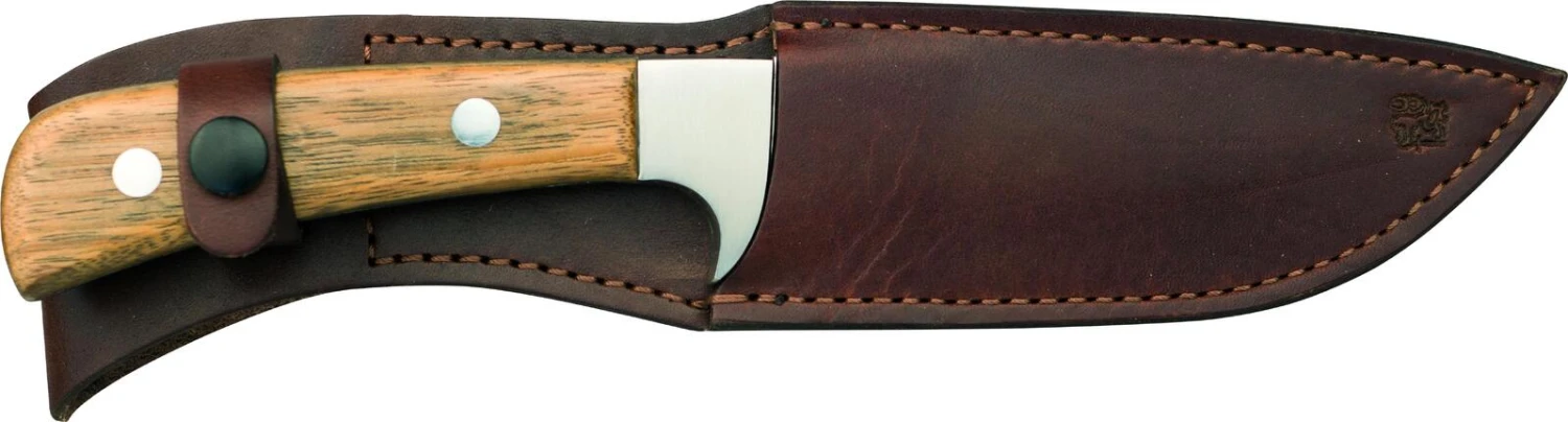 Mikov Les Forest Wood Hunting Wide Fixed Blade Knife, Leather Sheath - 398-ND-13/B 3 Mikov Les Forest Wood Hunting Wide Fixed Blade Knife, Leather Sheath - 398-ND-13/B