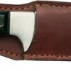 Mikov Les Forest Buffalo Horn Hunting Wide Fixed Blade Knife, Leather Sheath - 398-NR-13/B 2 Mikov Les Forest Buffalo Horn Hunting Wide Fixed Blade Knife, Leather Sheath - 398-NR-13/B -Knives Store MIK398 NR 13B