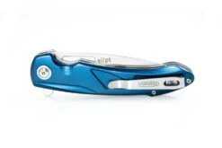 Mikov Elipt Stonewash Linerlock D2 Steel Blue Duralumin Elox Pocket Folder Knife - ELIPT -Knives Store MIKELIPT 3