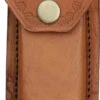 Brown Leather Embossed Edge Belt Sheath To Suit 5 Inch Knife