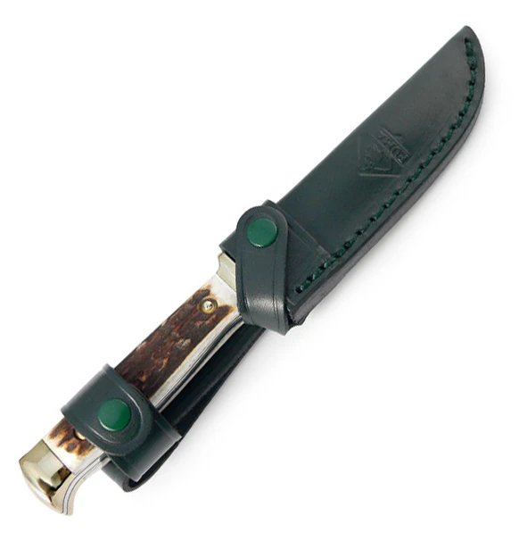 Puma Jagdnicker Nach Frevert Stag Handle Fixed Blade Hunting Knife, Leather Sheath - 113587 4 Puma Jagdnicker Nach Frevert Stag Handle Fixed Blade Hunting Knife, Leather Sheath - 113587 - Image 2