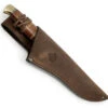 Puma SGB Buffalo Hunter Stacked Leatrher Fixed Blade Knife, Leather Sheath - 6817200LTR -Knives Store PU6817200LTR