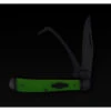 Rough Ryder Equestrian Trapper Green Glow-in-the-Dark Folding Knife RR2491 1 Rough Ryder Equestrian Trapper Green Glow-in-the-Dark Folding Knife RR2491 -Knives Store RR2491