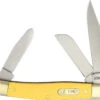 Schrade Senior Stockman Old Timer Yellow Folding Knife 8OTY -Knives Store SCH8OTY