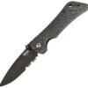 Southern Grind Spider Monkey Black Serrated S35VN Carbon Fibre Folder Knife -Knives Store SG20809