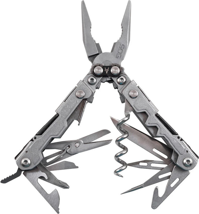 SOG PowerLitre Stonewash 18 Function Mini Multi-Tool PL1001 3 SOG PowerLitre Stonewash 18 Function Mini Multi-Tool PL1001