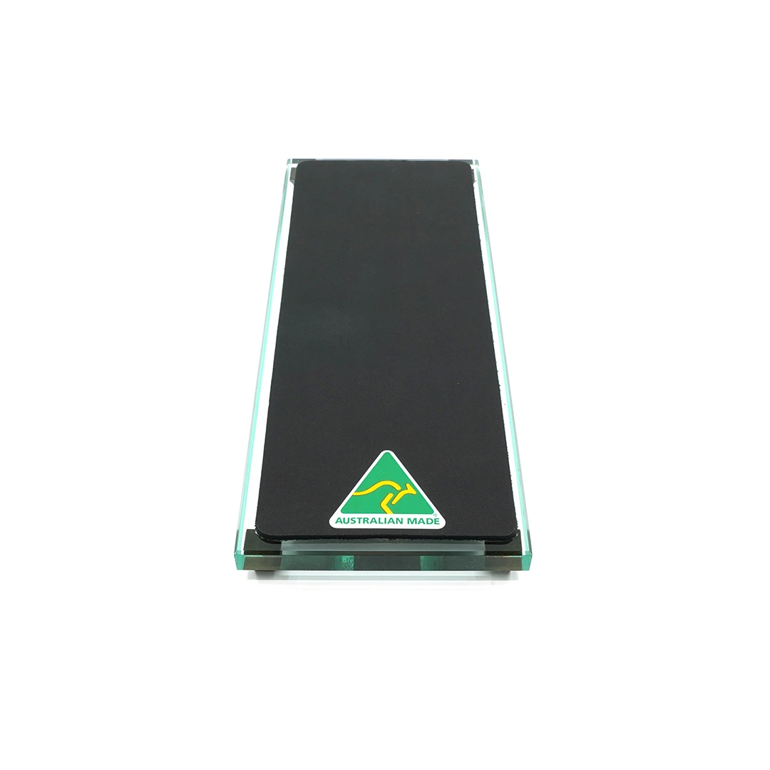 Sydney Strop Co. Premium Glass Single-Sided Strop - Black Cow Leather - Made In Australia 3 Sydney Strop Co. Premium Glass Single-Sided Strop - Black Cow Leather - Made In Australia - Image 2