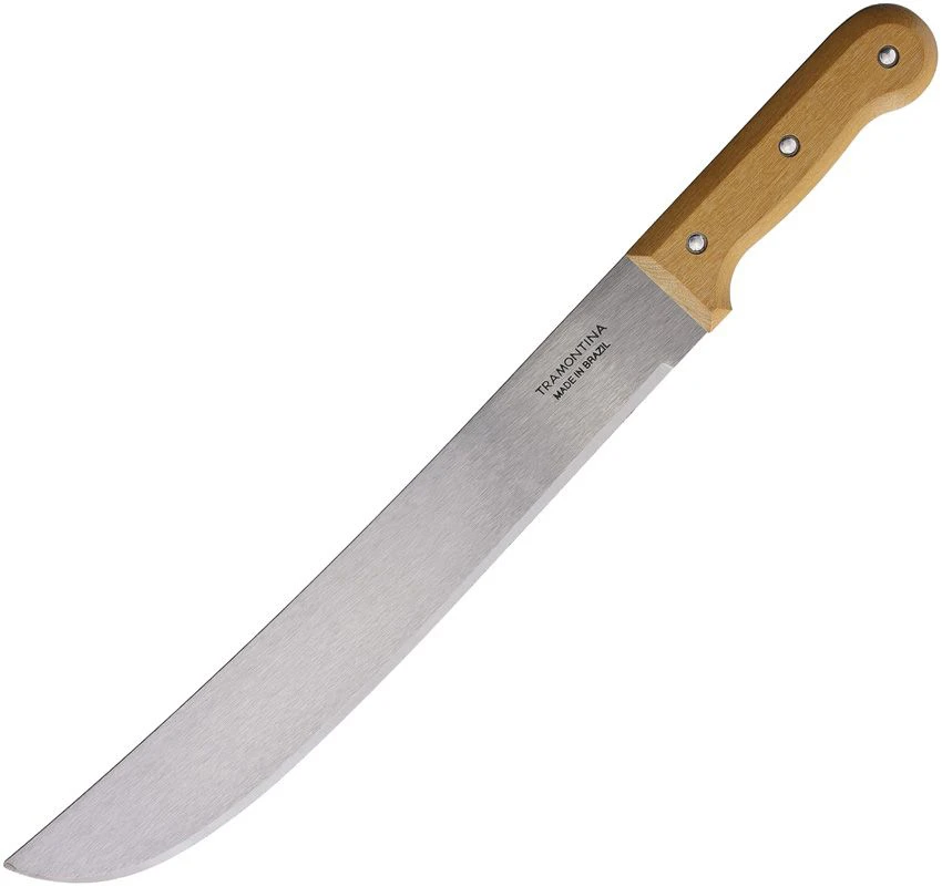 Tramontina 14" Wooden Handle Carbon Steel Machete 3 Tramontina 14" Wooden Handle Carbon Steel Machete
