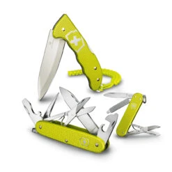 Victorinox Swiss Army Hunter Pro Alox Electric Yellow Limited Edition 2023 Folder Pocket Knife - 352 -Knives Store VIC0.9415.L23 5