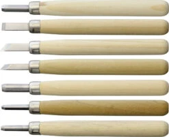 Yoshiharu 7-Piece L-7 Japanese Wood Carving Set - YSH026