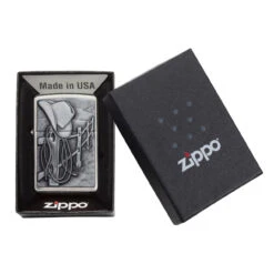 Zippo Lighter, Prairie Resting Cowboy - 94879 9 Zippo Lighter, Prairie Resting Cowboy - 94879 -Knives Store ZIP94879 3
