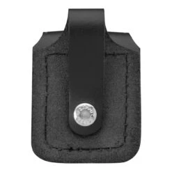 Zippo Leather Lighter Pouch, Black With Belt Loop - 98003